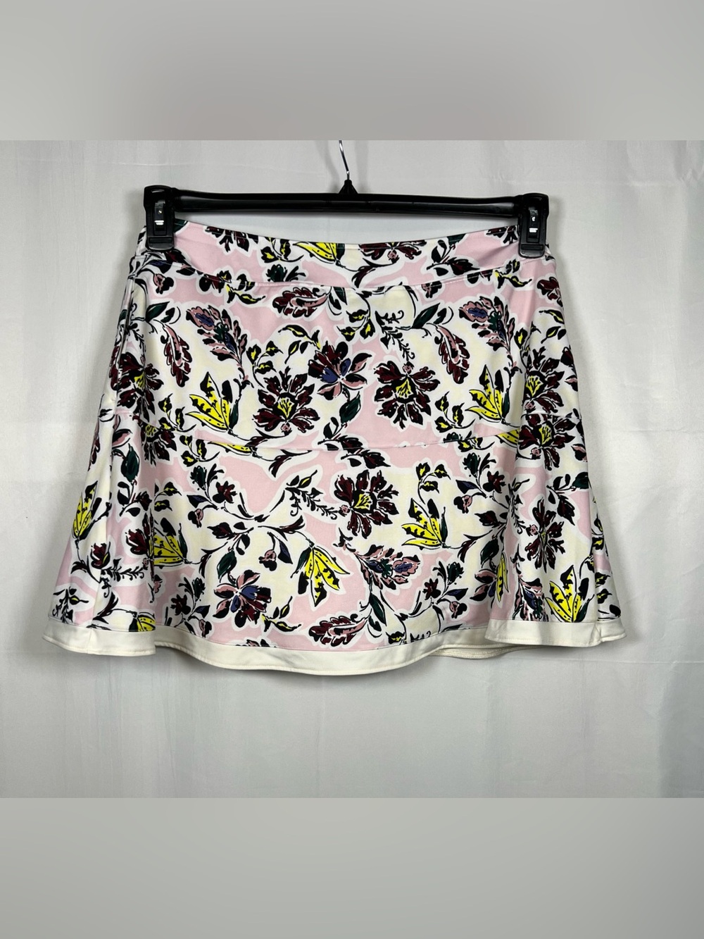 Lady Hagen Pink Floral Circle Skort Golf Tennis Yellow Burgundy Athleisure